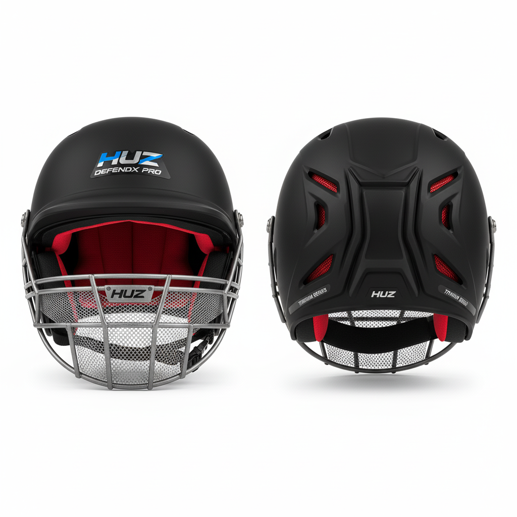 HUZ DefendX Pro Titanium Helmet